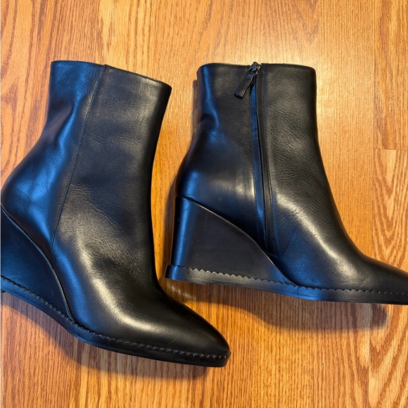 $425 Bruno Magli Opera Wedge Bootie - Picture 3 of 4